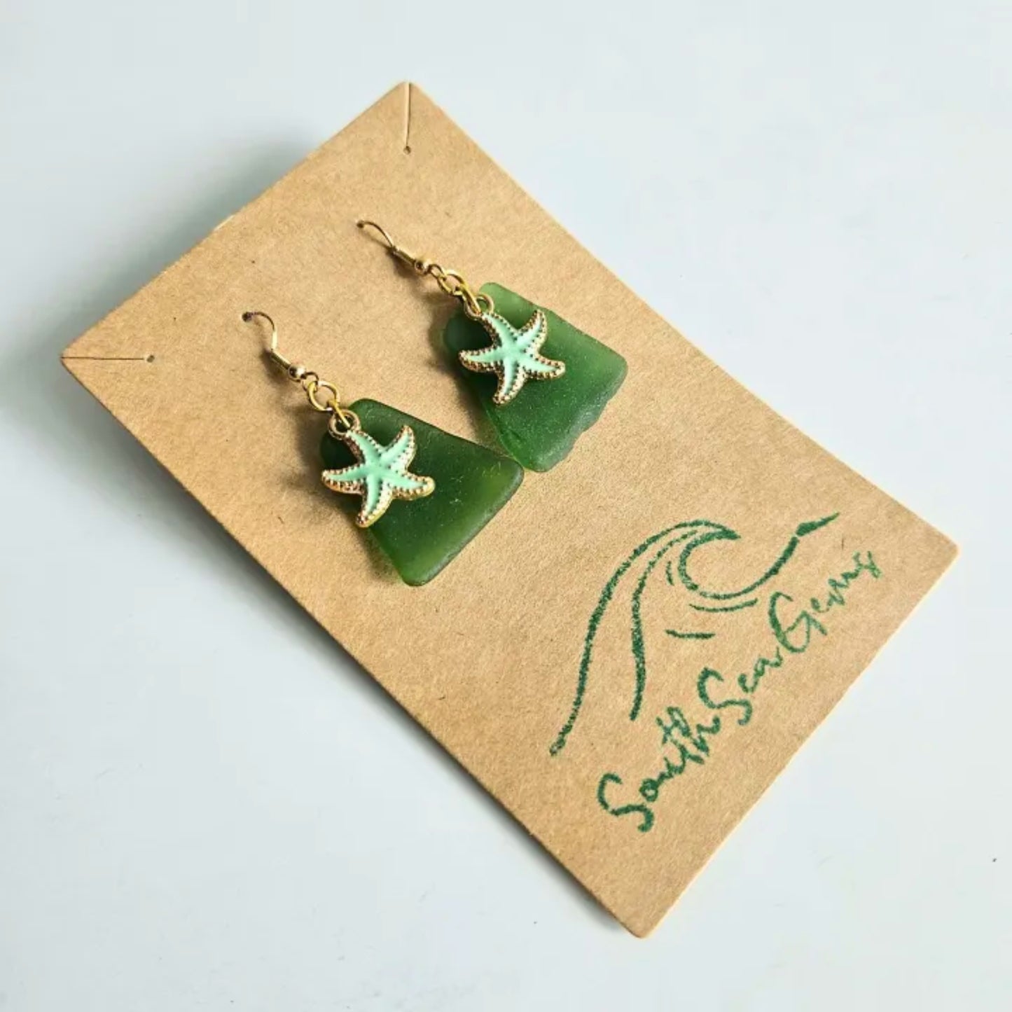 Seaglass Dangling Earrings