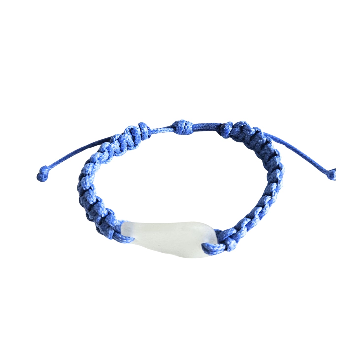 Seaglass Macrame Bracelet (X-Large Size)
