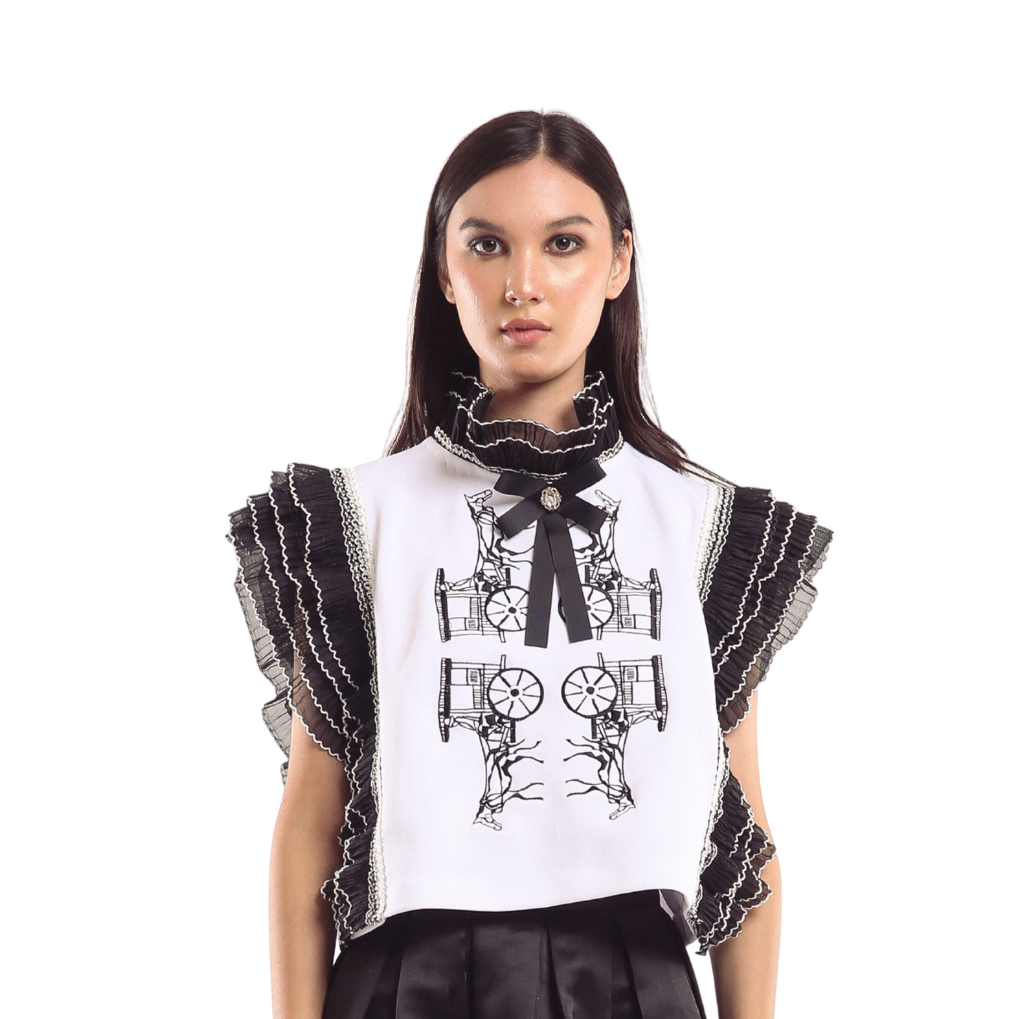 Kalesa Barong Crop Top