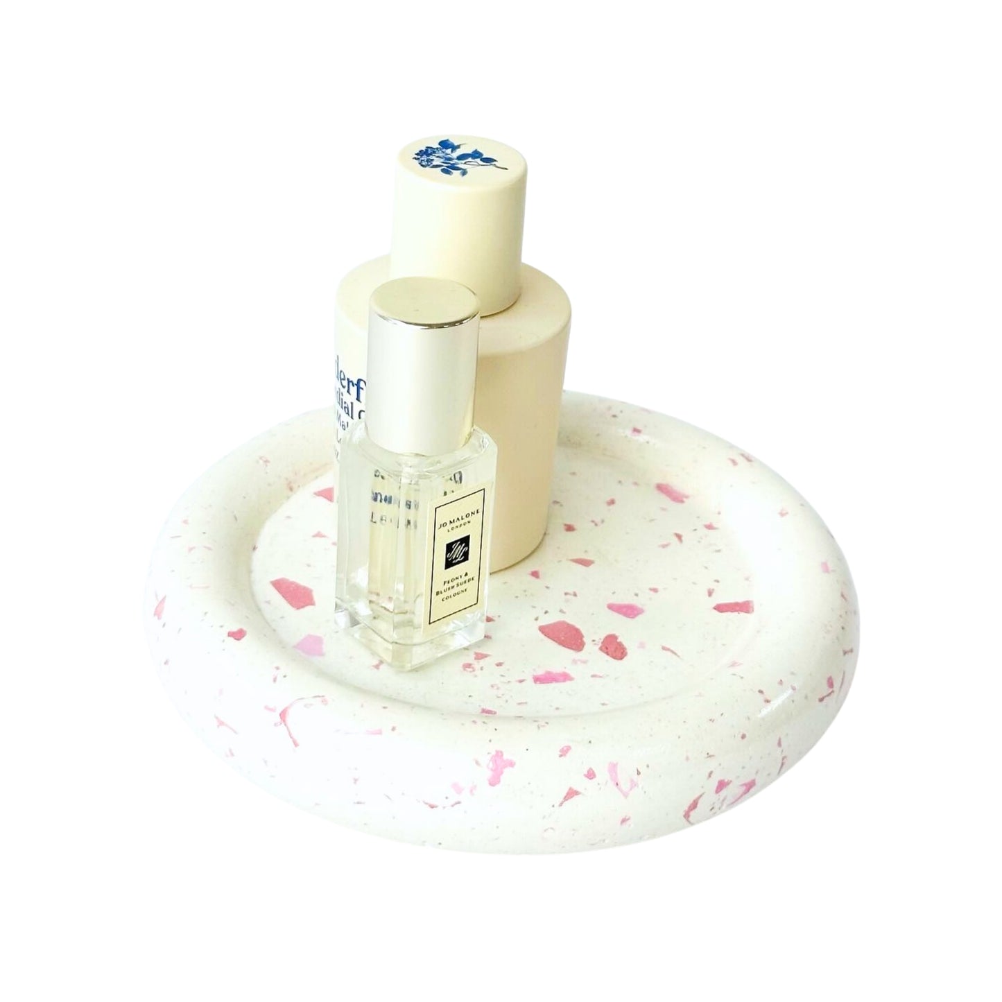 Concrete Donut Coaster (Pink Confetti)