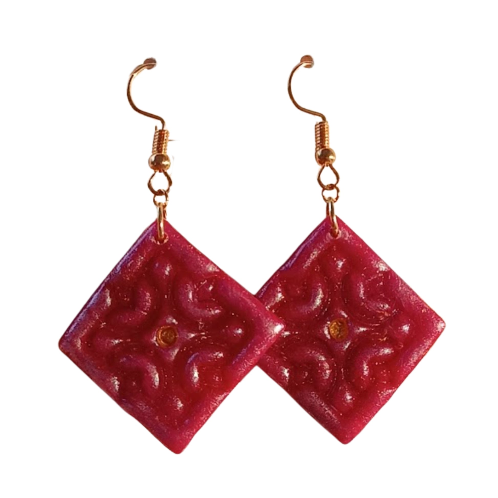 Lava Clay Earrings