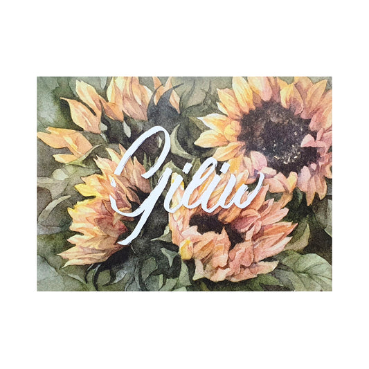 Giliw: Watercolor Greeting Card
