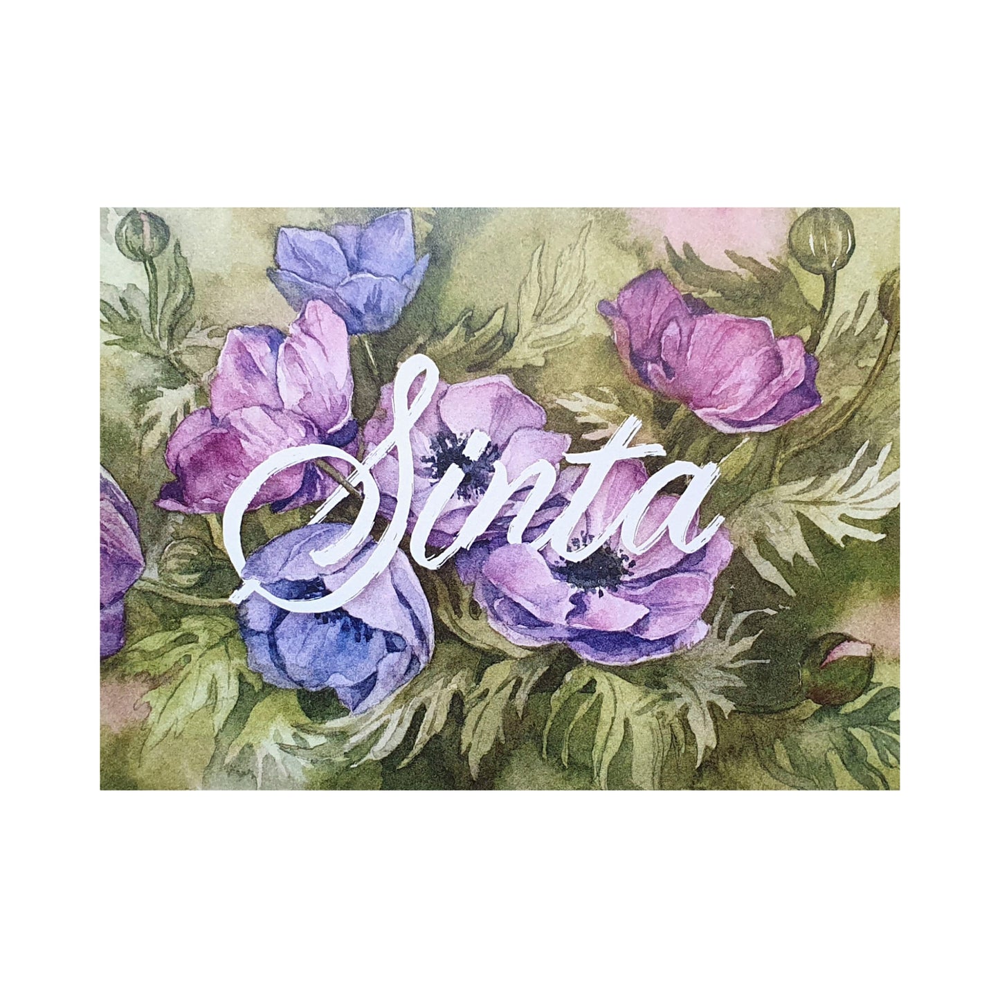 Sinta: Watercolor Greeting Card