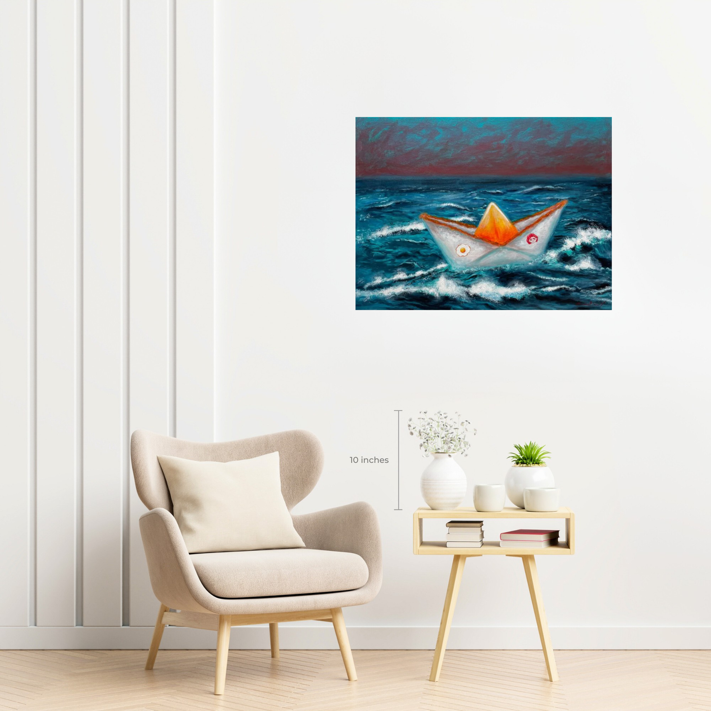 Boat-Sea-Log