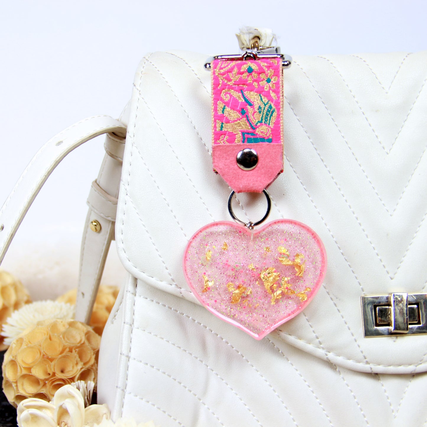 Marijoe Pinon Resin Keychain