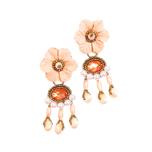 Flower Bead Earrings