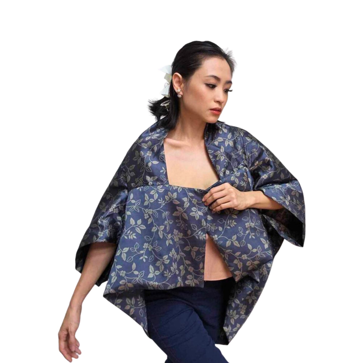 Blue Kimono Blazer