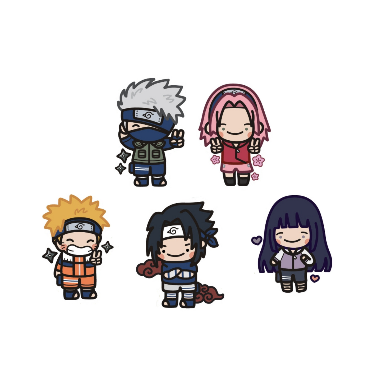Naruto Anime Sticker Pack by Priscilla & Sarah Cheung
