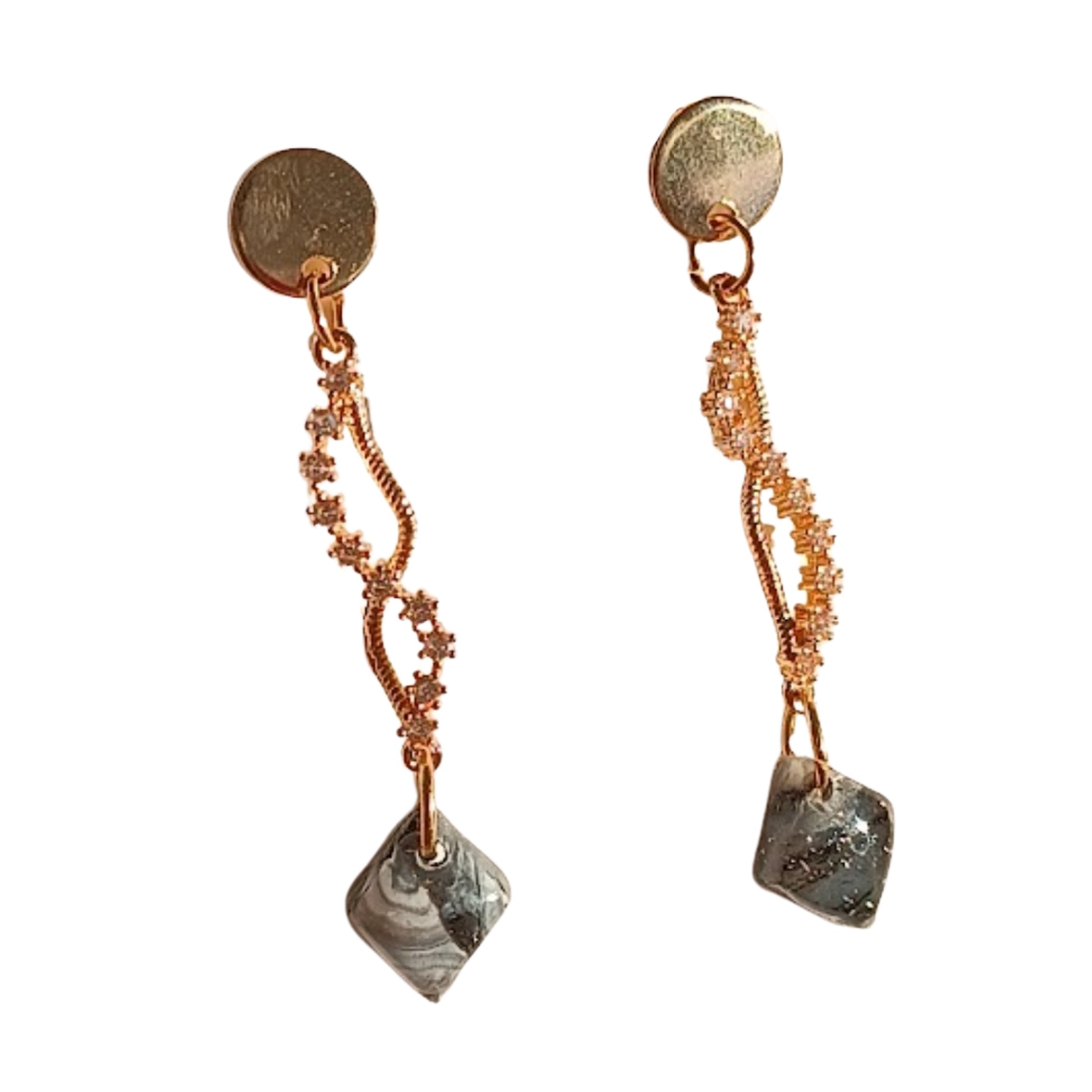 Onyx Clay Earrings