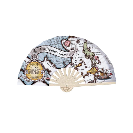 Philippines Vintage Map Fan
