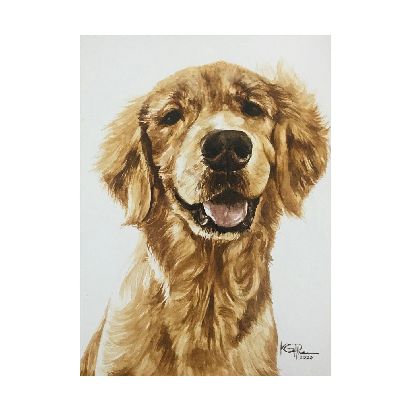 Watercolor Pet Portrait