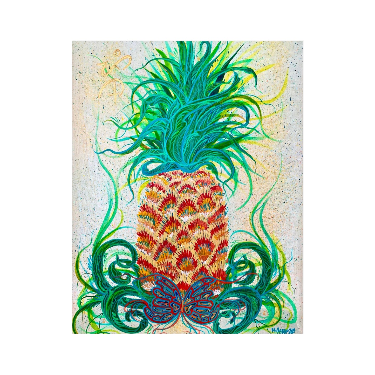 Pineapple Painting