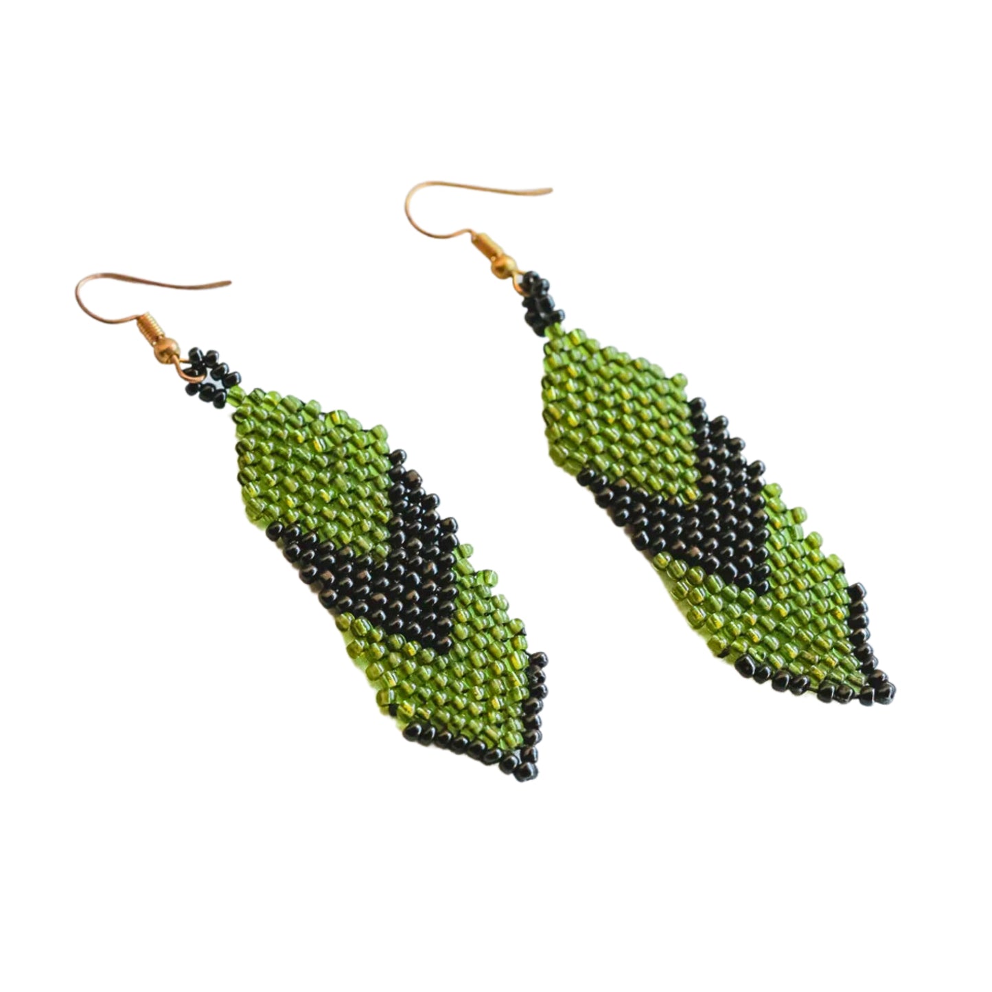 K'lung Udi Beaded Shield Earrings
