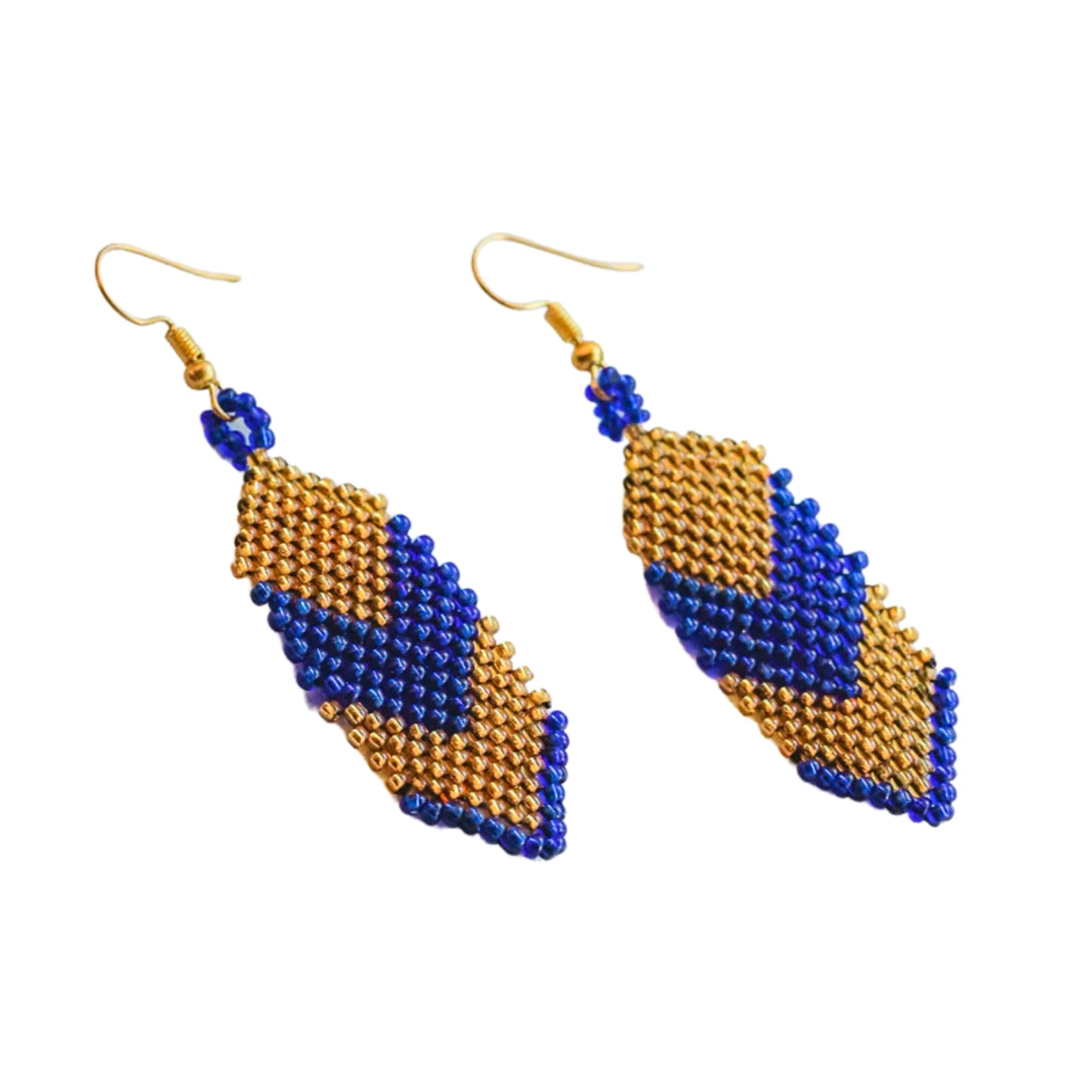 K'lung Udi Beaded Shield Earrings