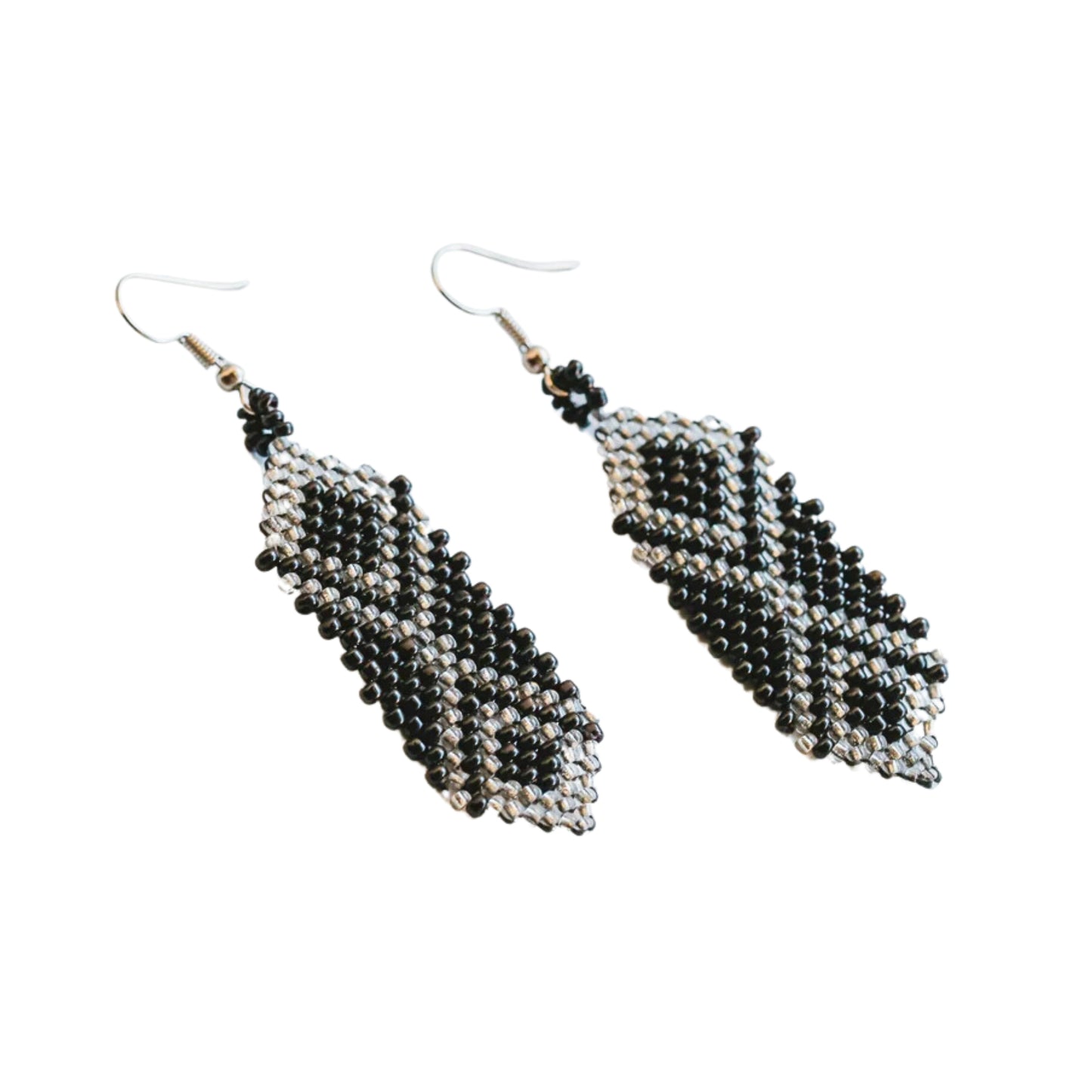 K'lung Udi Beaded Shield Earrings