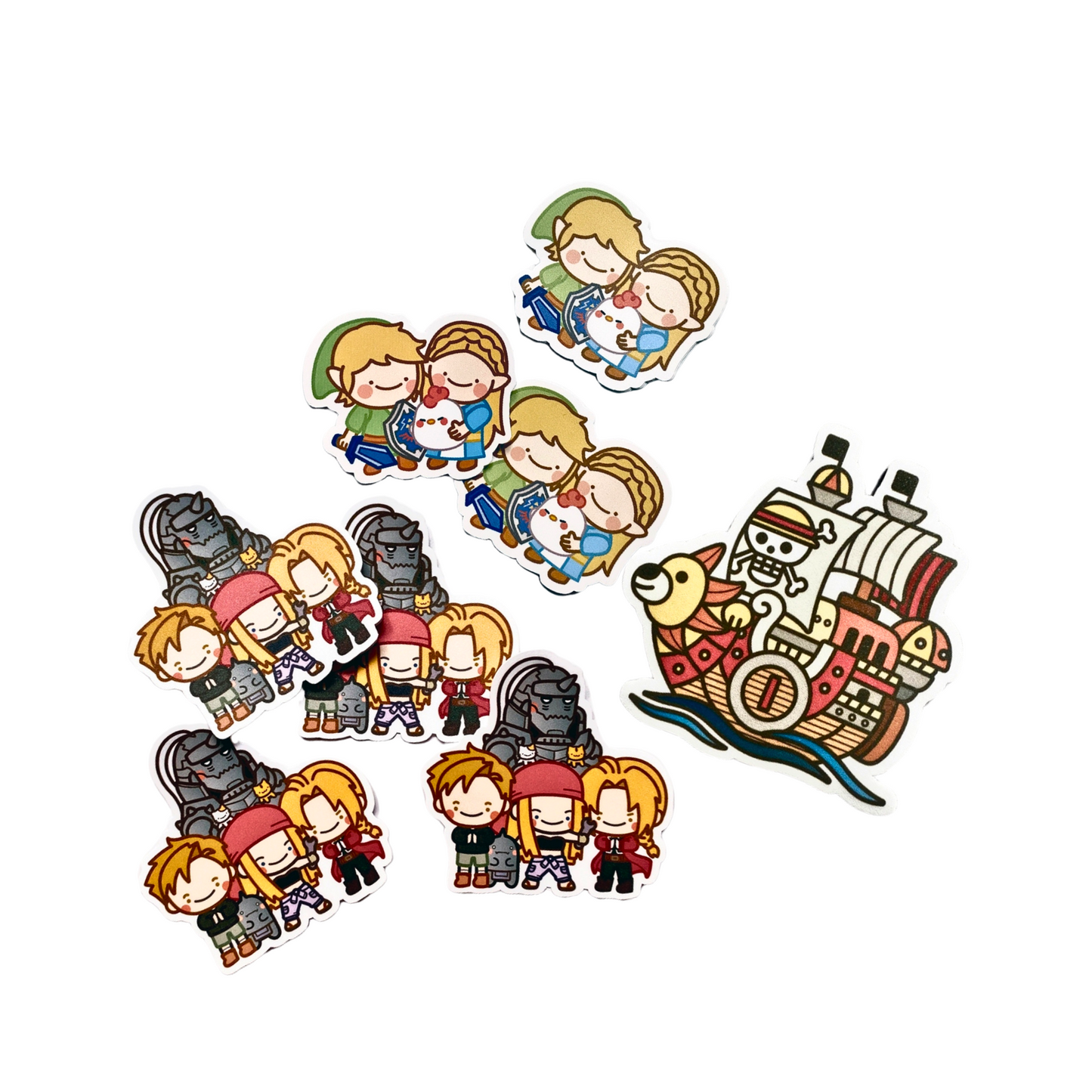 Solo Big FMA / Zelda / One Piece Waterproof Stickers by Priscilla & Sarah Cheung