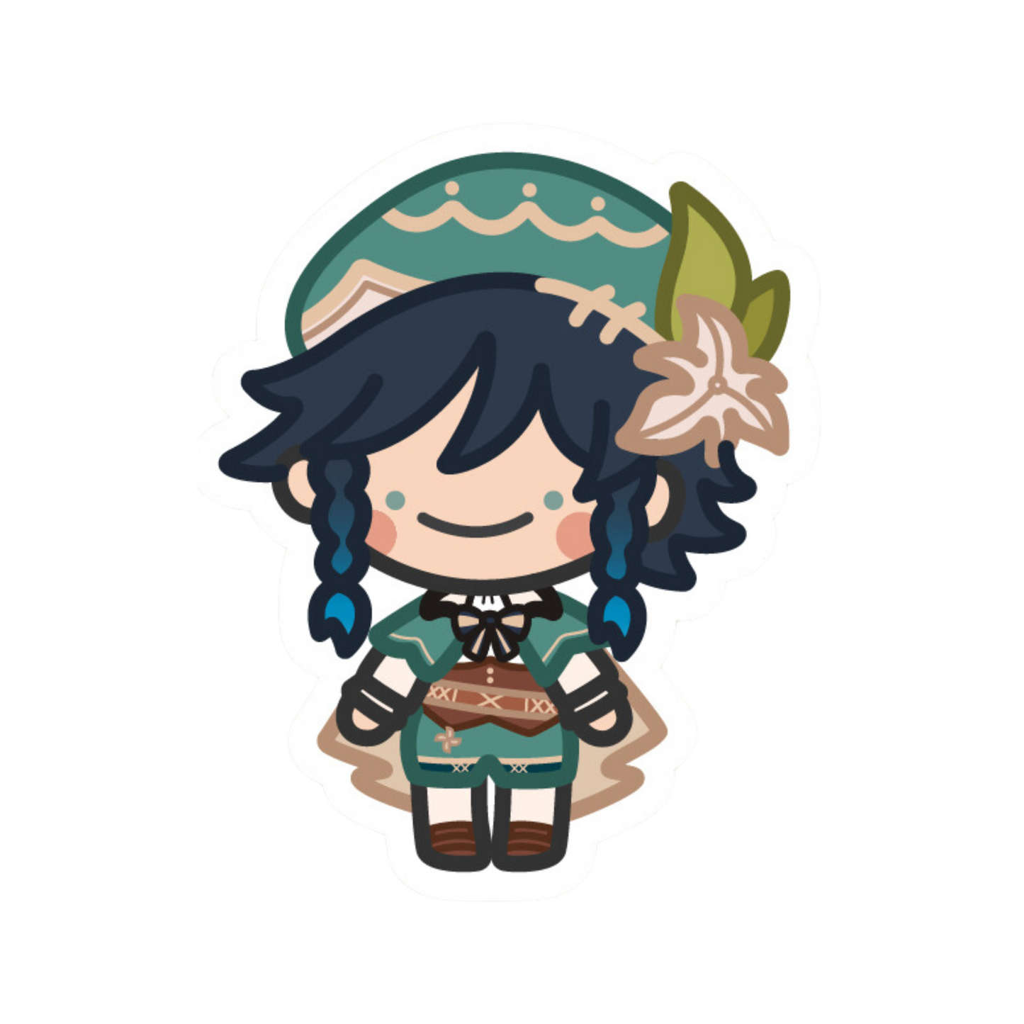 Solo Genshin Waterproof Stickers