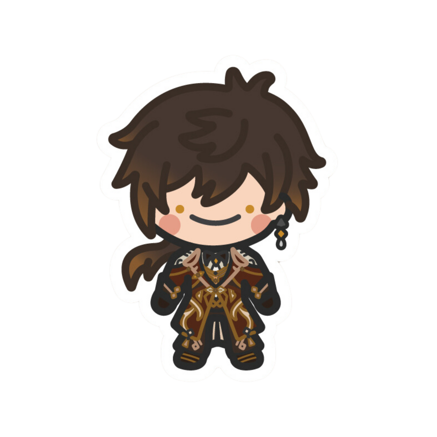 Solo Genshin Waterproof Stickers