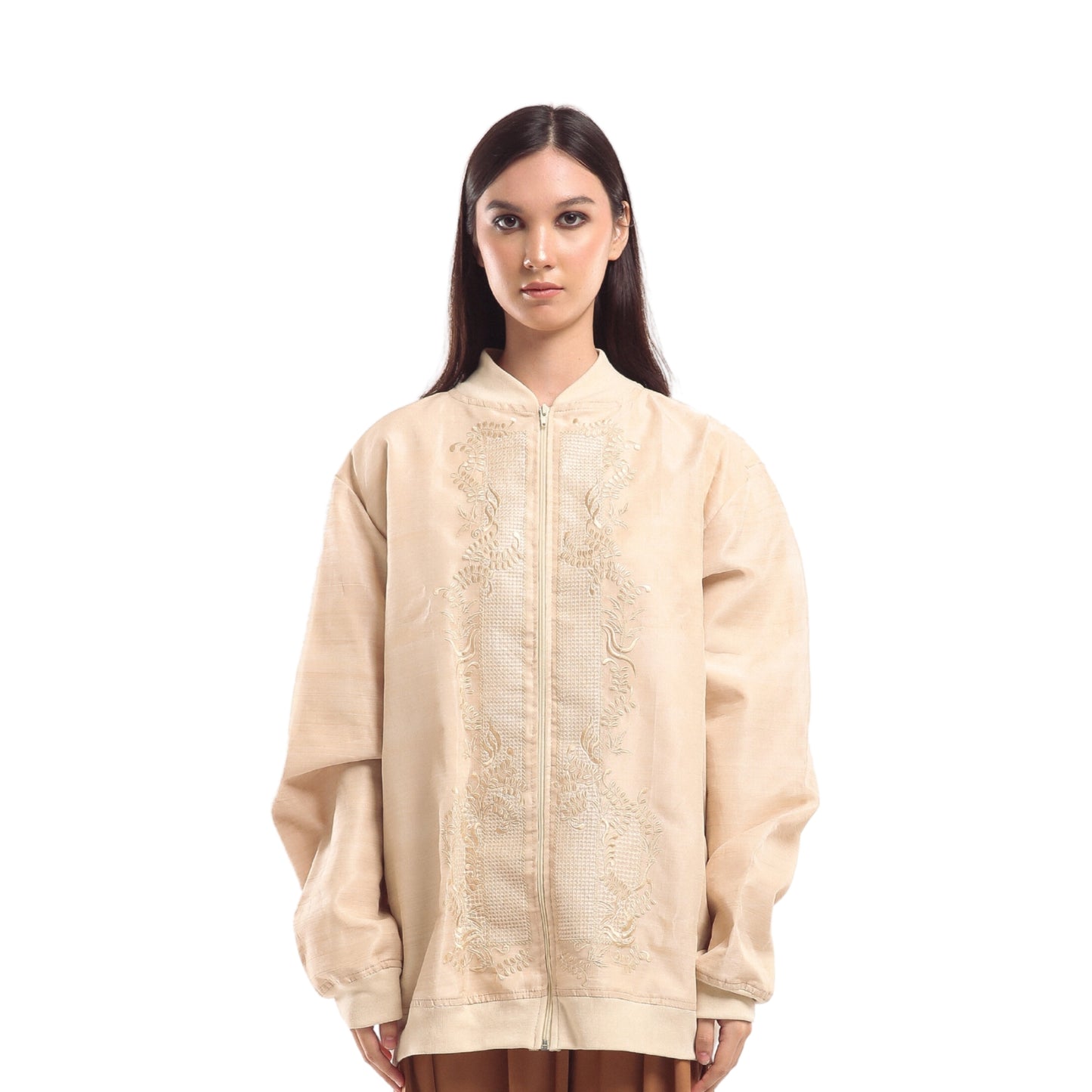 Teodora Barong Bomber Jacket
