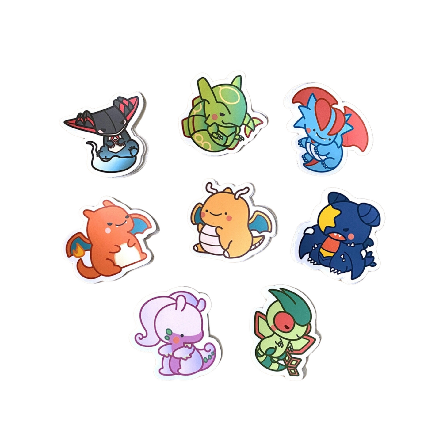 Solo Big Pokemon "Dragons" Waterproof Stickers