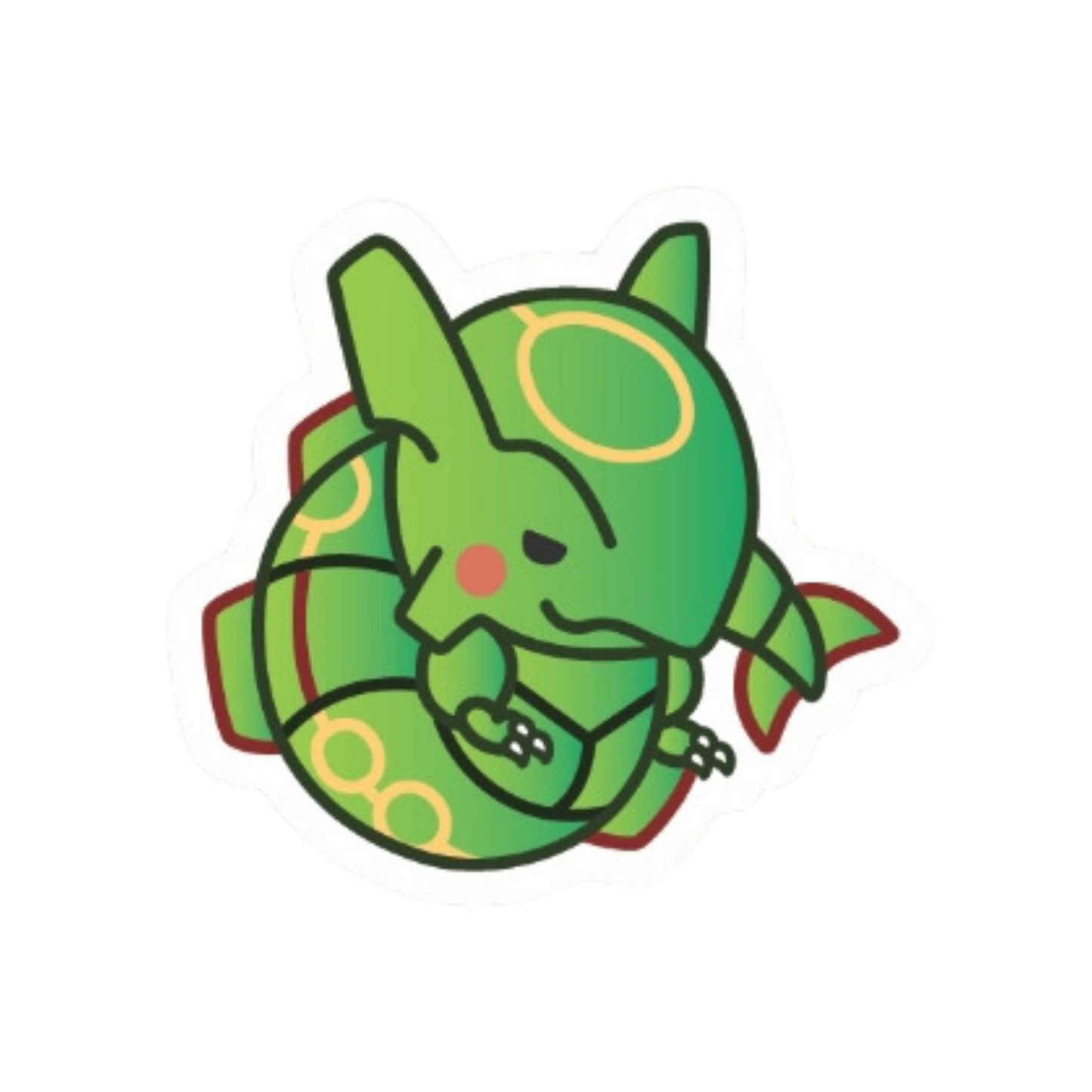 Solo Big Pokemon "Dragons" Waterproof Stickers
