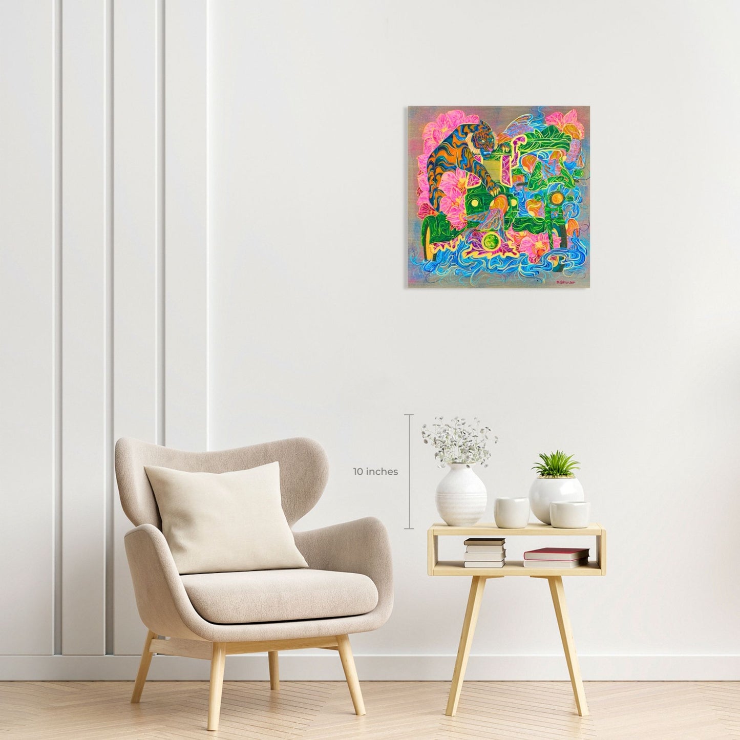 Painting Monica Castillo