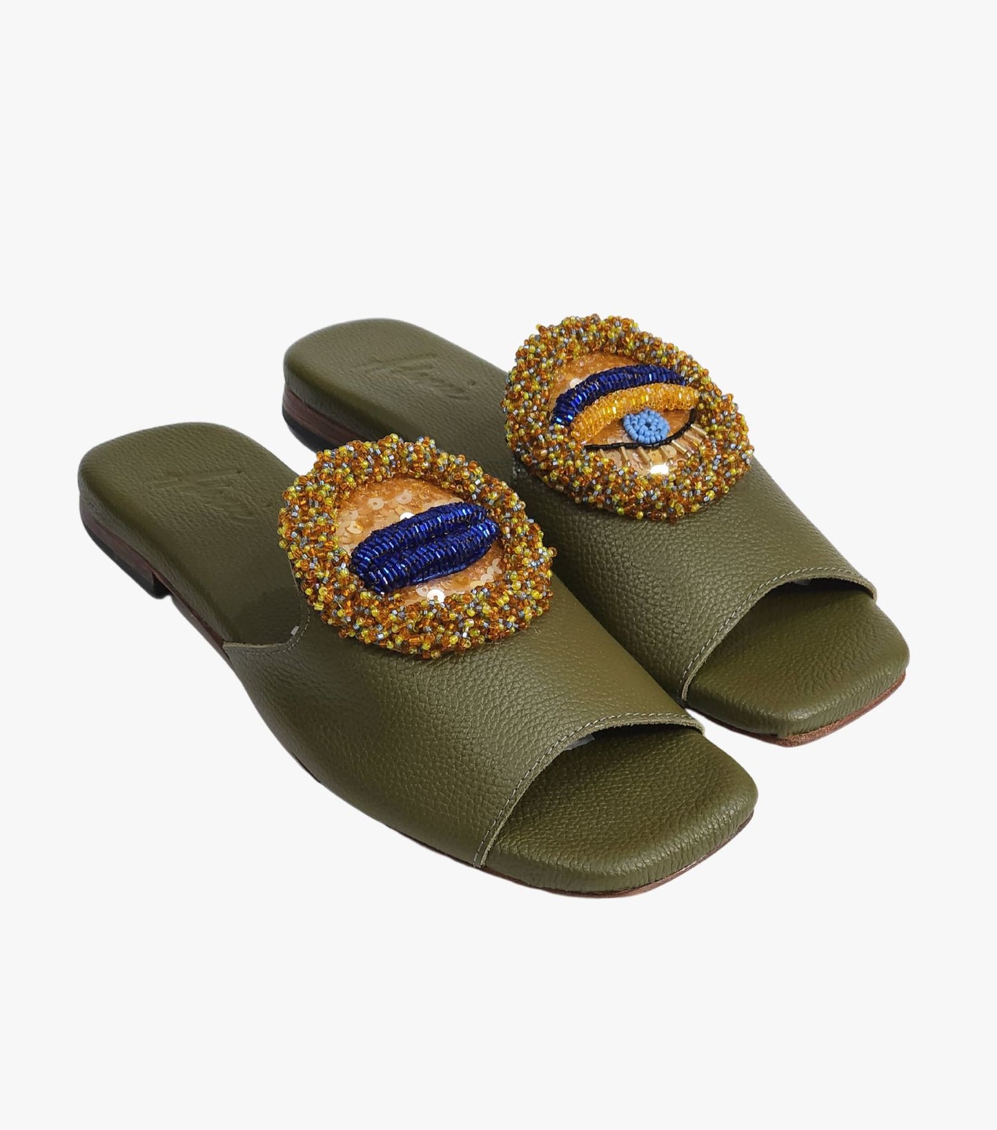 Dark Green Flats