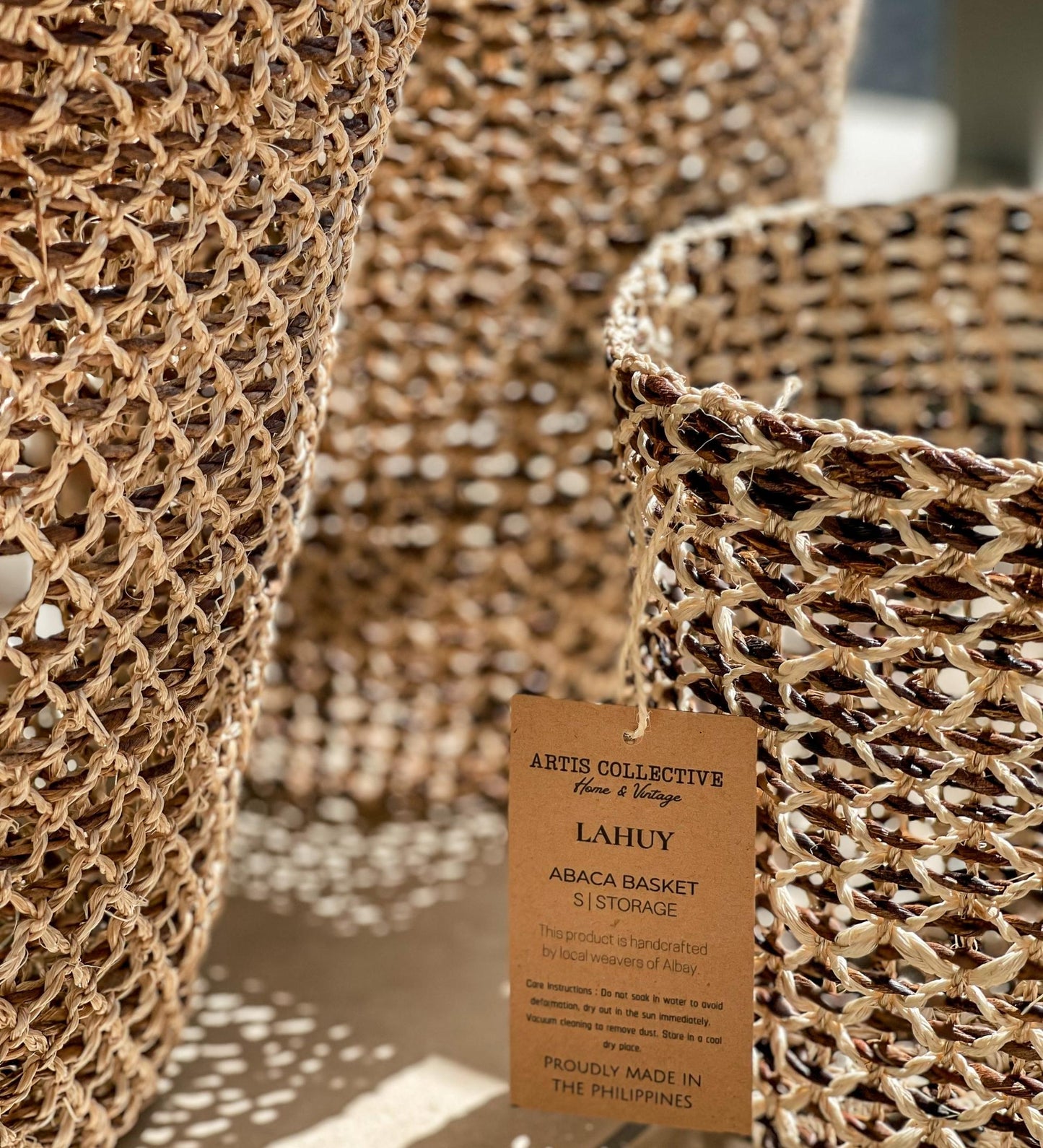 Artis Abaca Baskets