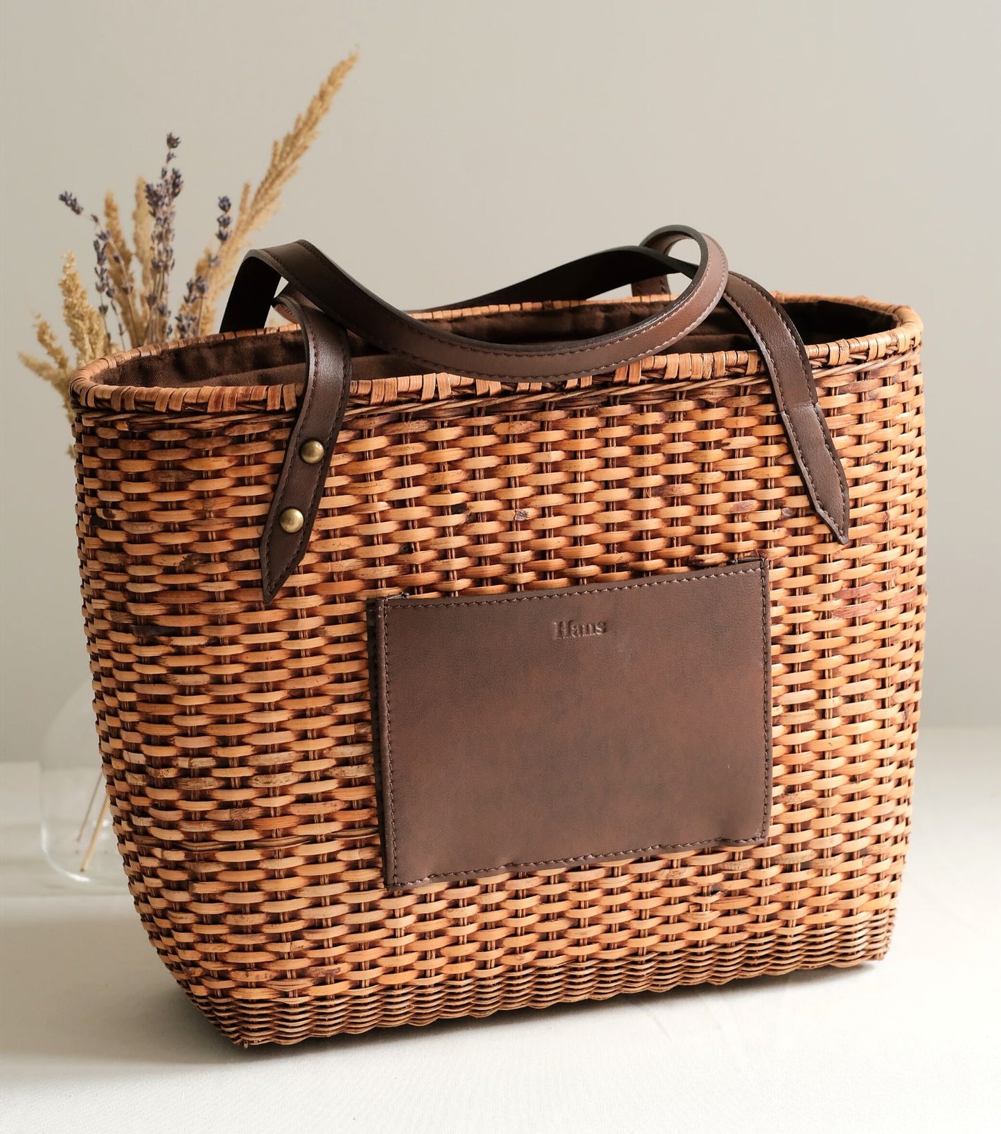 Rattan Tote Bag