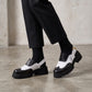 Yna Oxford Mules - Black & White (Pre-order)