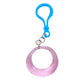 Glass Ring Pendant Keychain