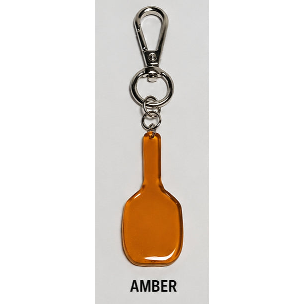 Glass Pickleball Paddle Keychain