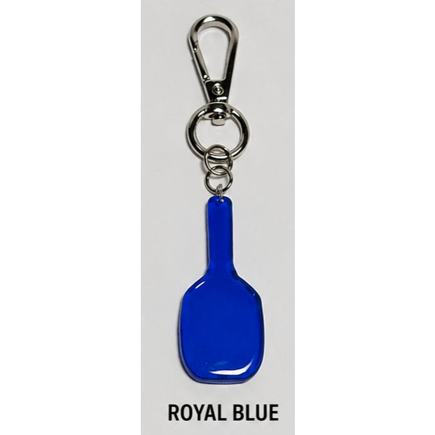 Glass Pickleball Paddle Keychain