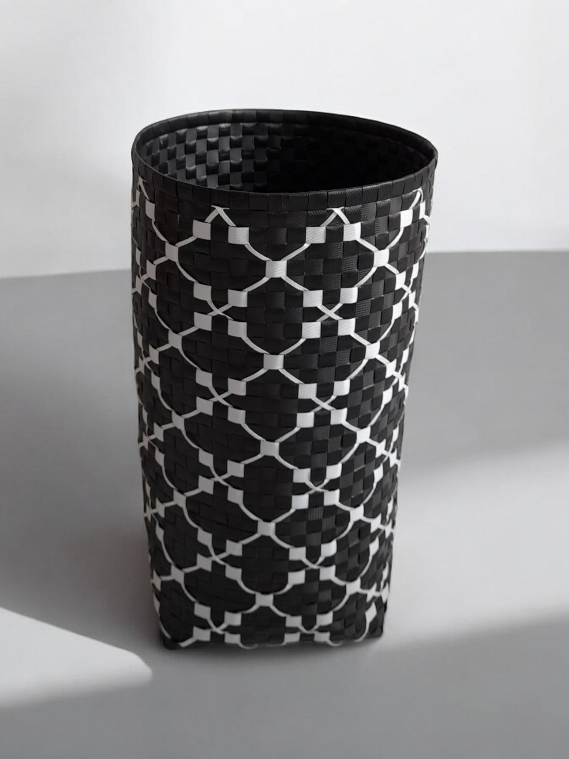 Helping Bayong Black Woven Hamper (Large)