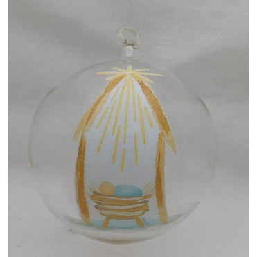 Glass 4.5" Ball Christmas Ornaments