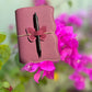 A6 Butterfly Folio with Bow Pen HolderI Journal Cover I Traveler’s Notebook