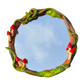 Mushroom Clay Mirror