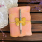 Hand-Painted, Hand-Stitched Leather Journal & Traveler's Notebook Cover | Warm Field