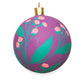 Glass 4.5" Ball Christmas Ornaments Colored