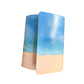 Hand-Painted, Hand-Stitched Leather Journal & Traveler's Notebook Cover | Still Sky