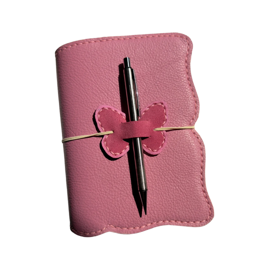 A6 Butterfly Folio with Bow Pen HolderI Journal Cover I Traveler’s Notebook