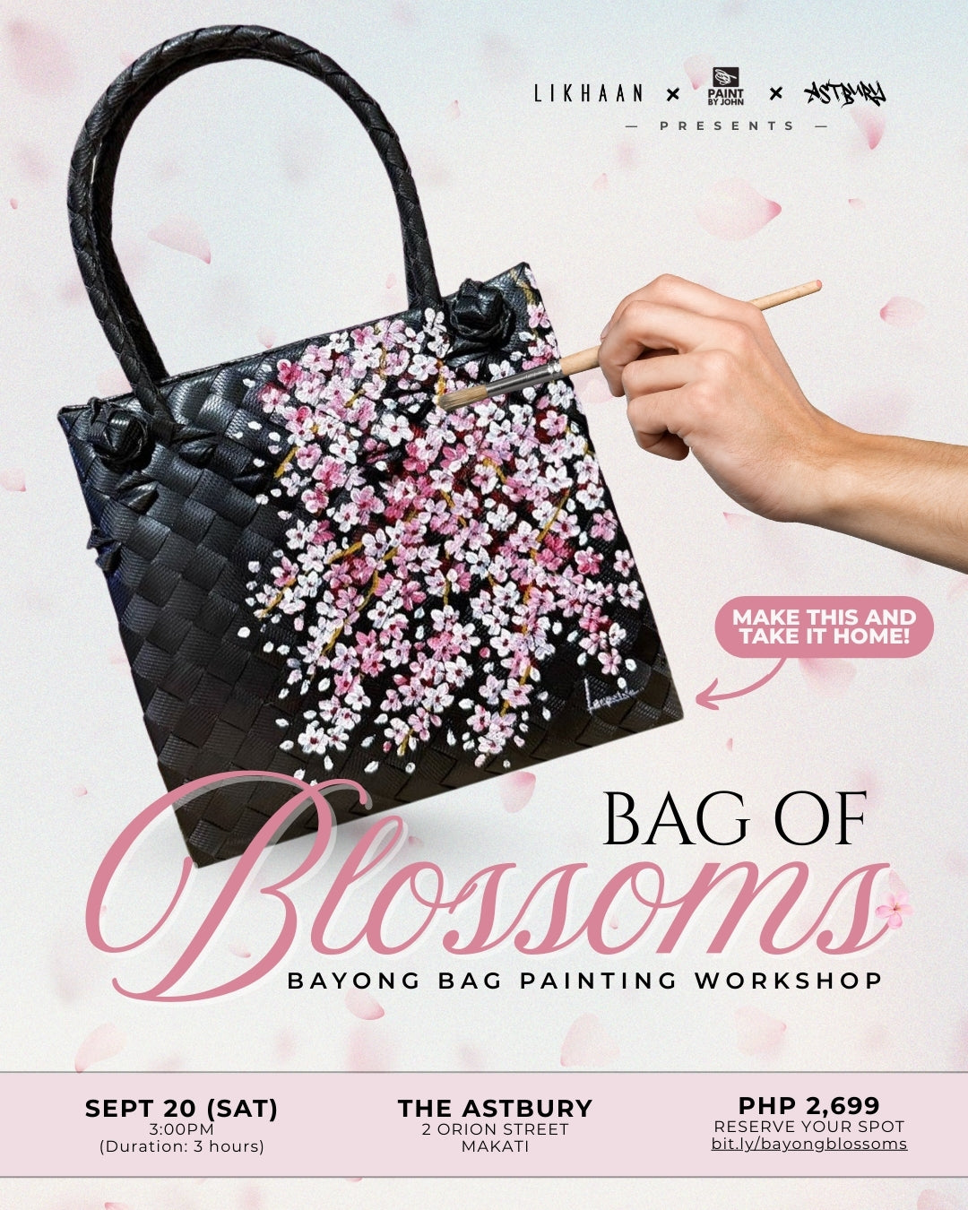 Bag of Blossoms: Bayong Bag Painting Workshop (September 20)
