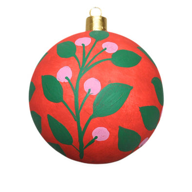 Glass 4.5" Ball Christmas Ornaments Colored