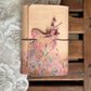 Hand-Painted, Hand-Stitched Leather Journal & Traveler's Notebook Cover | Blooms