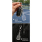 Glass Pickleball Paddle Keychain