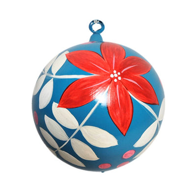 Glass 4.5" Ball Christmas Ornaments Colored