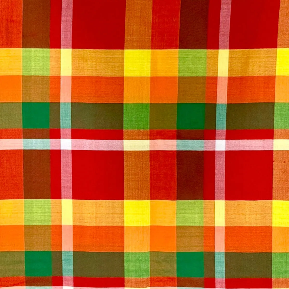 Hablon Plaid (Red, Orange, Yellow)