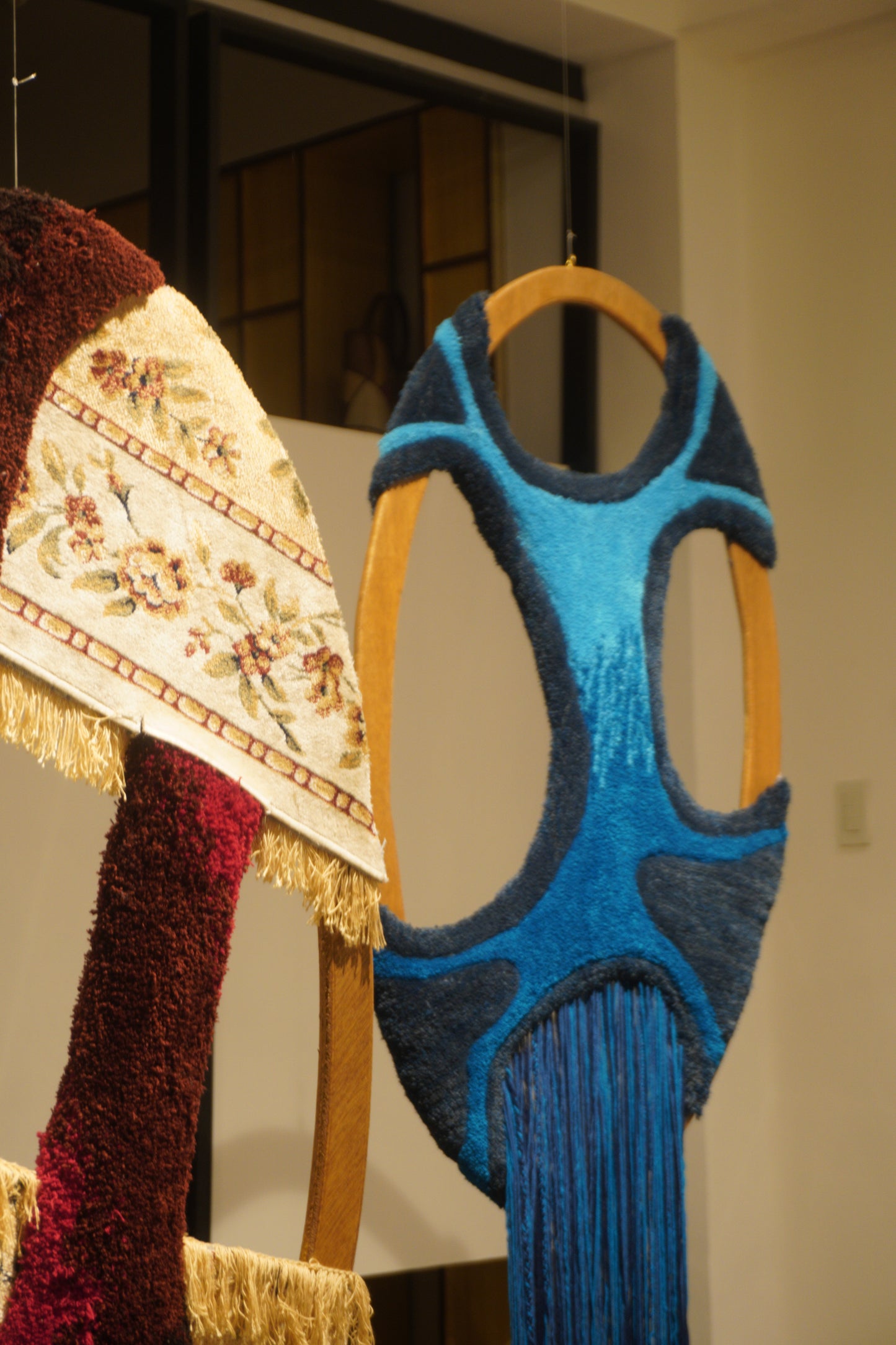 DENIAL Tufted Fiber Art | One-of-a-Kind Contemporary Textile Sculpture