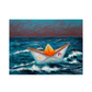 Boat-Sea-Log