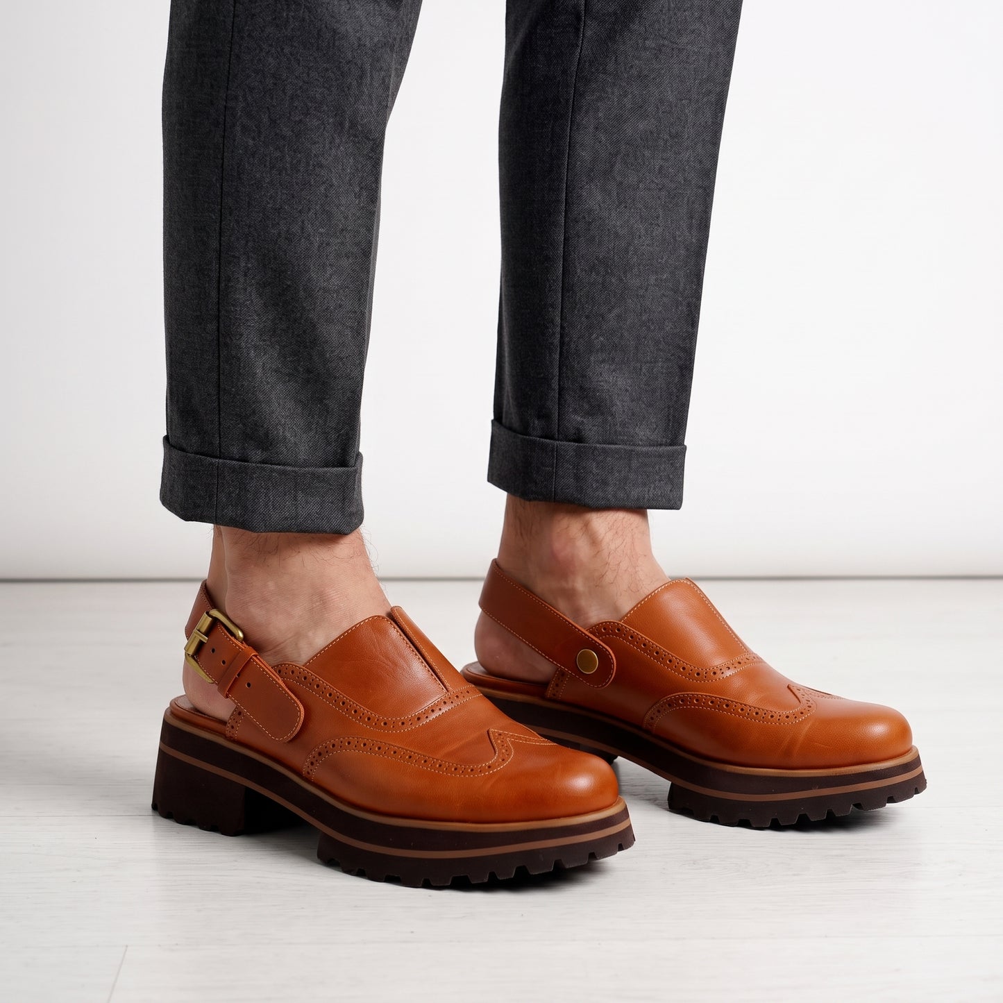 Yna Oxford Mules 2.0 (Tan)